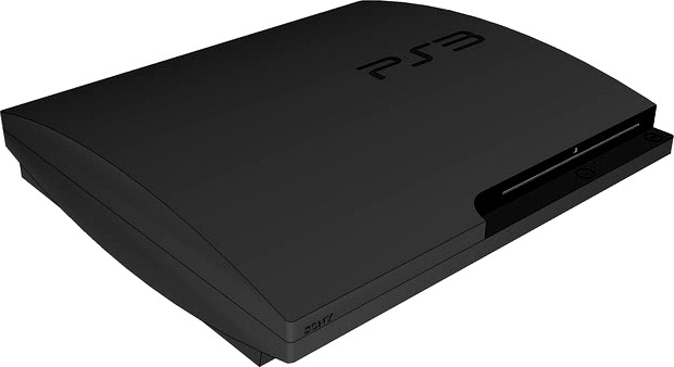 playstation 3 slim 3d model