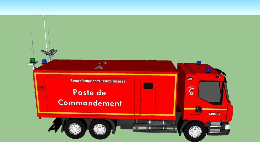 cellule poste de commande pompier