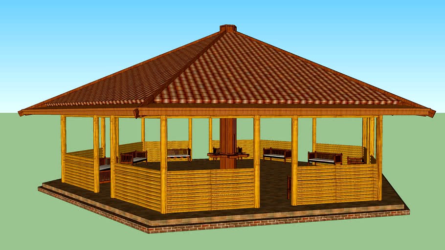 Gazebo Bambu