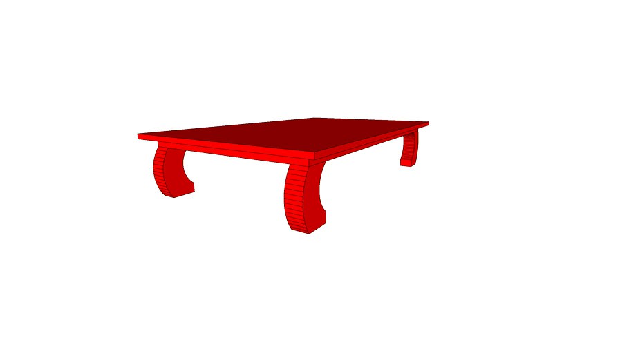 Croco Opium Table (red)