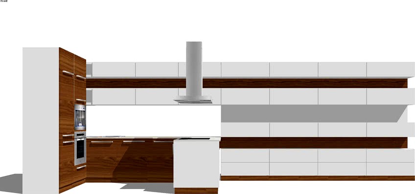 horizontal kitchen