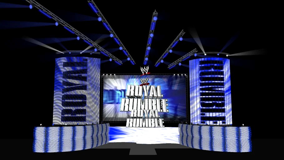 WWE Royal Rumble 2010 Stage (Possibly 2011 As Well)