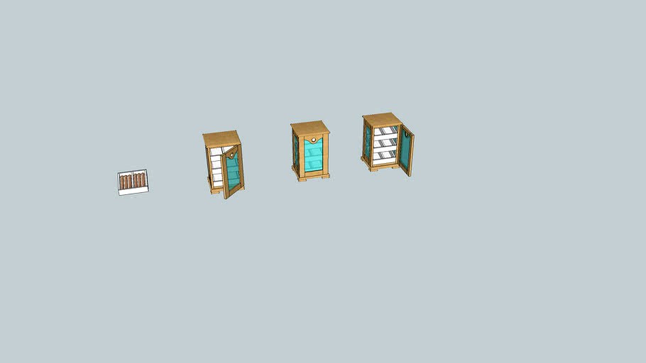 Mini Cabinet for Cigar Storage