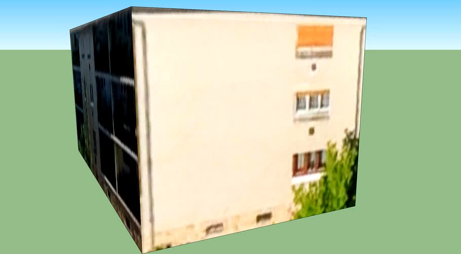 Panelház III 3d model