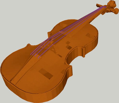 Violin from www.3dSnap.com