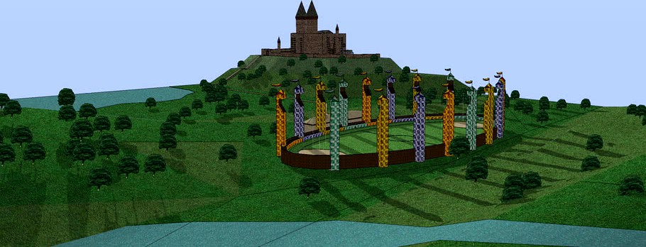 Harry Potter's Quidditch Pitch (..Fine Detail)