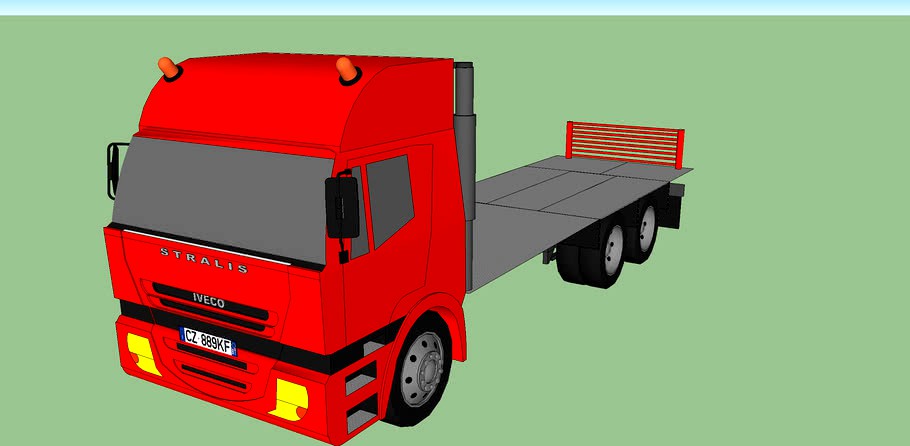 Iveco Stralis rosso