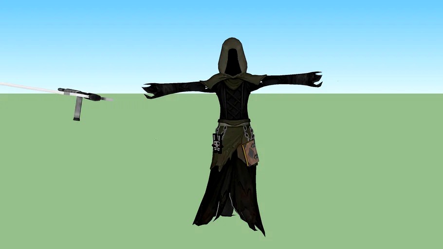 die sims 4 - sensenmann 3d model