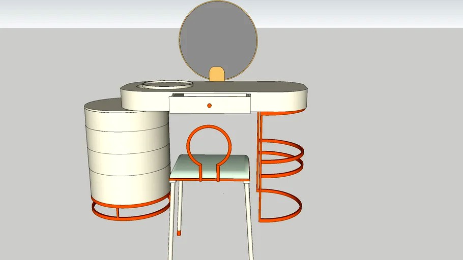 Render Ready Dressing Table