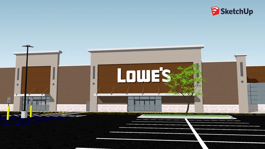 Lowe's Home Improvement Store - Full Exterior