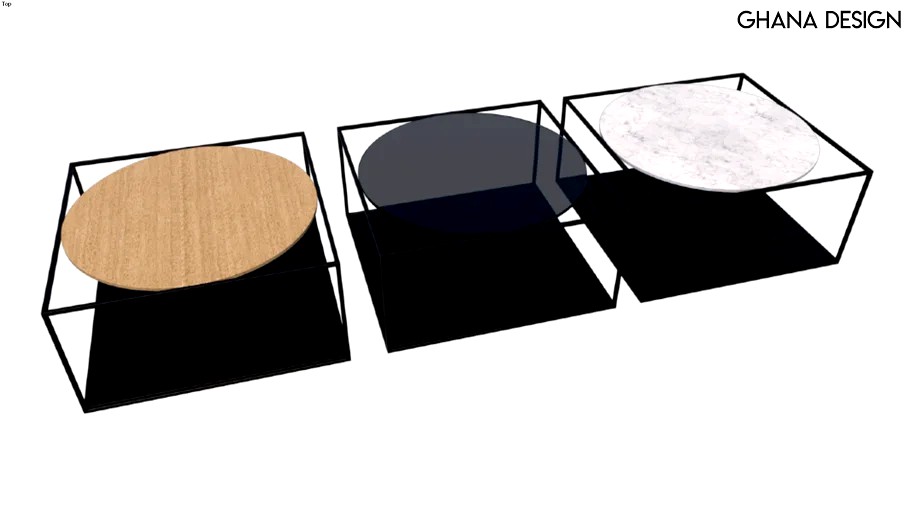 G3 coffee tables by Roche Bobois