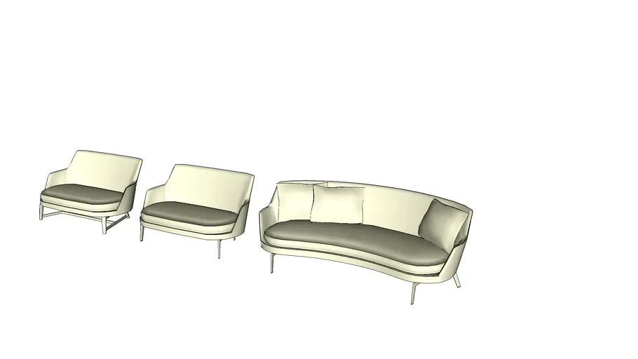 Guscios sofas flexform