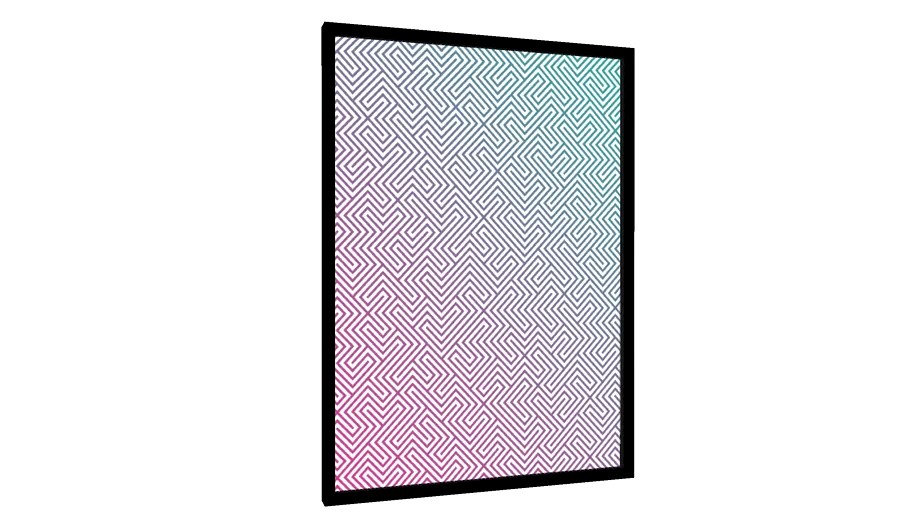 Quadro Labirinto do Fauno Colors and White - Galeria9, por JulioJodas