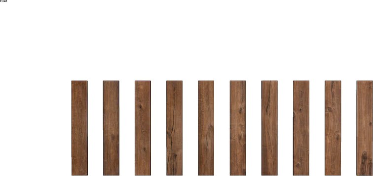 PAU BRASIL NATURAL 20X120cm NAT RET 02 - PORTOBELLO