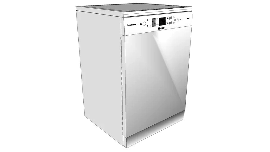 bosch dishwasher 3d model