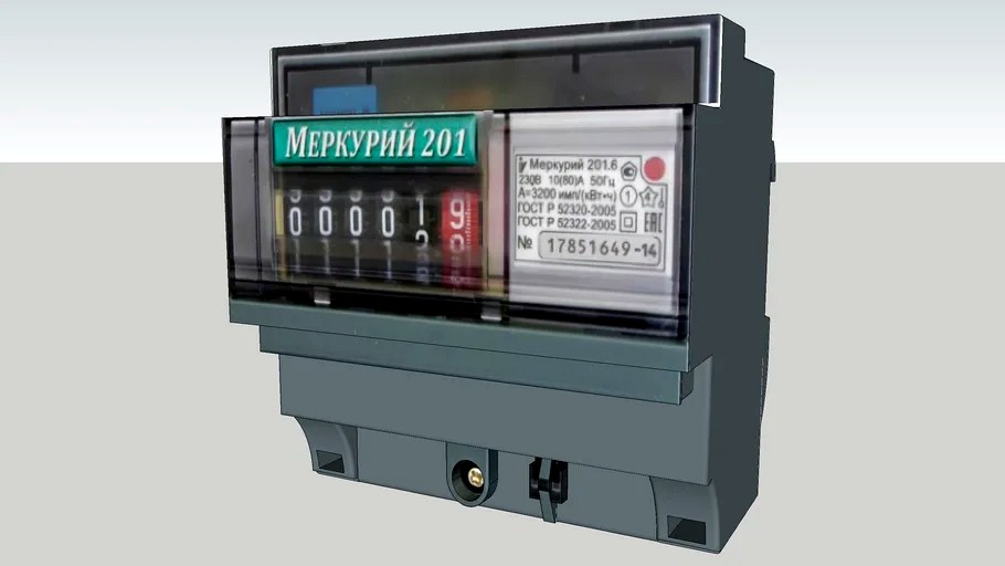 Счетчик электрический: Меркурий-201.6