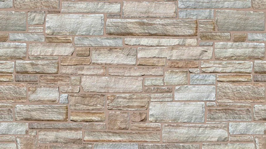 'Antique Cambrian' (Amber Joint) Seamless Natural Sandstone Veneer Building Material