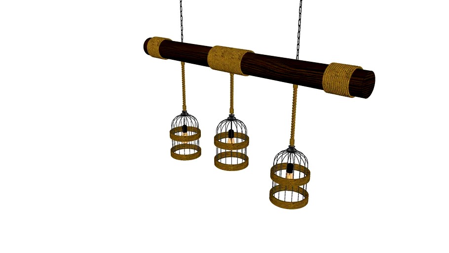 Pendente rustico