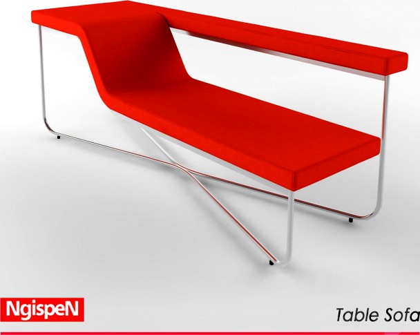 Table Sofa easy chair by Richard Hutten for GISPEN