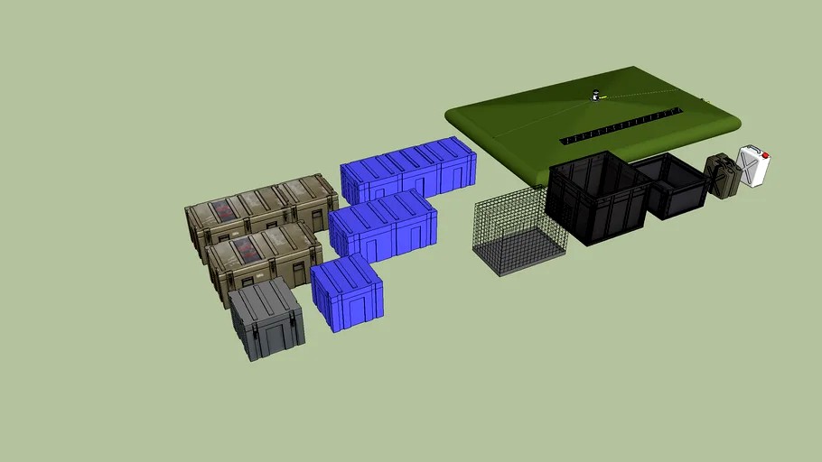 Storage Case Crate Bladder Box