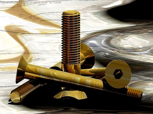 Screws Bolts DIN 7991 ISO 10642 quatro AtoCAD 7 10 3D Model