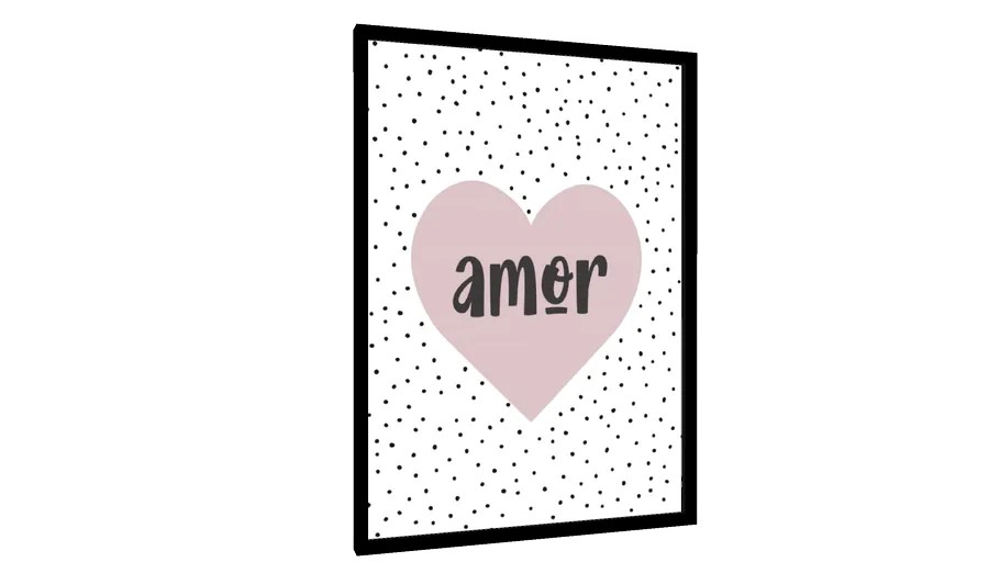 Quadro AMOR - Galeria9, por SUSPIRO