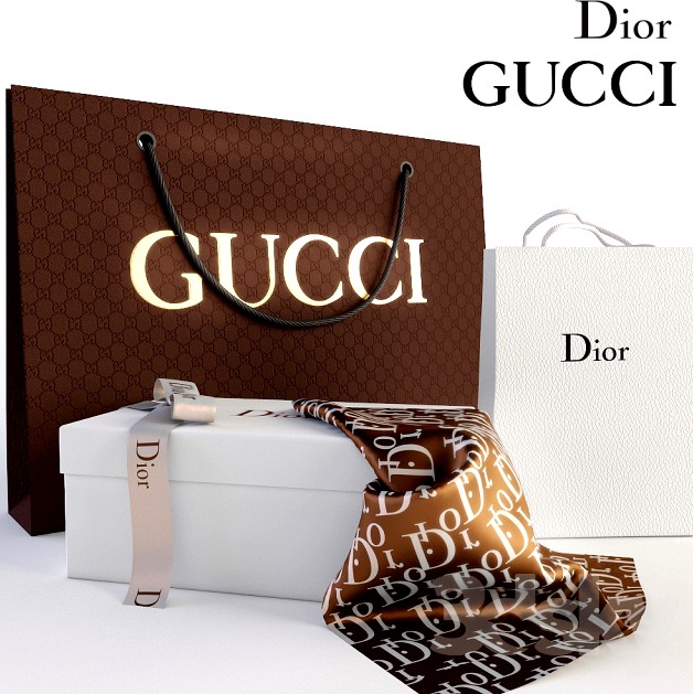 Decorative set, Dior gucci