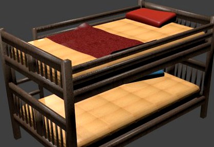 Bed 3D Model