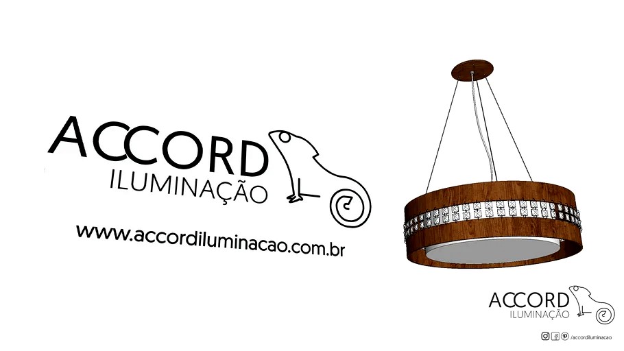 Pendente Accord Cristais