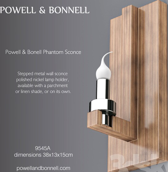 Powell &amp;amp; Bonell Phantom Sconce 9545