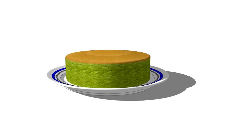 Pandan Sponge Cake (gateau)