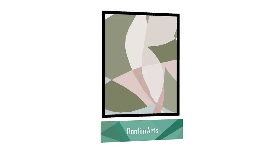 QUADRO BONFIM ARTS - Quadro Florescer 0A por Alex Bonfim