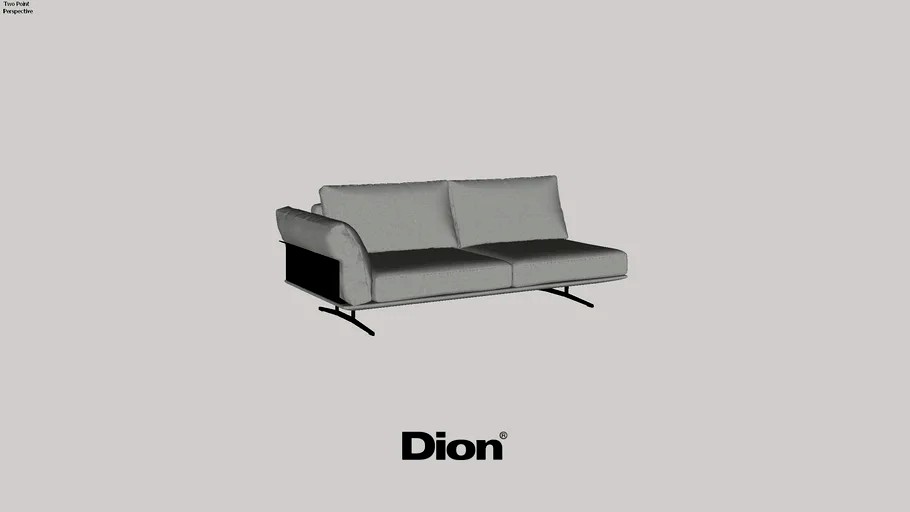 Dion SLOW ES3,5 L - sofa element 214