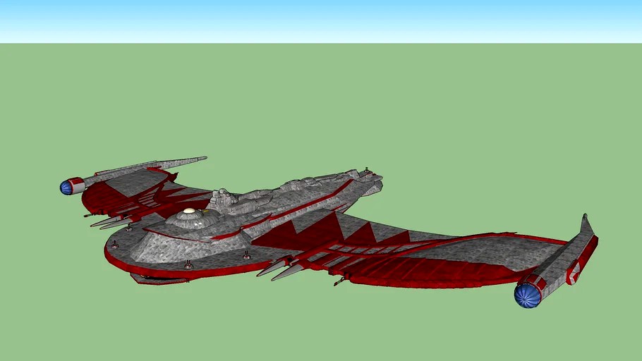 Que'tarian Empire Raven Class Star Eagle Cruiser