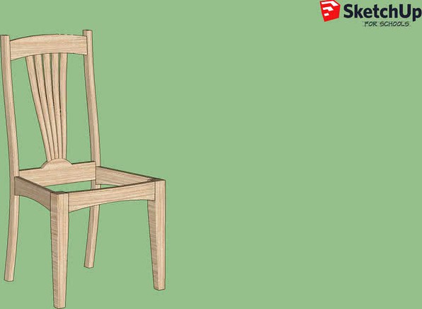 Timber side chair