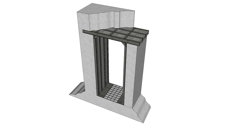 Door opening in load bearing masonry - Cerchiatura Vano Porta in Muratura Portante
