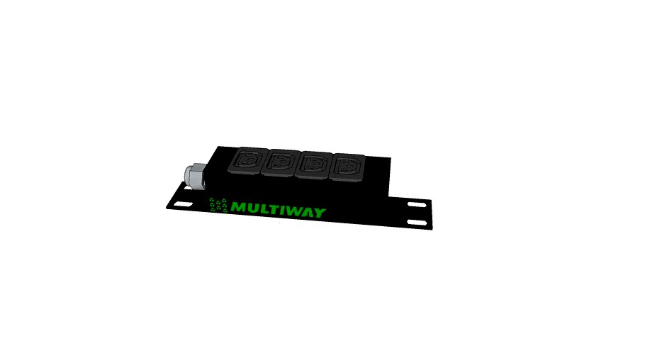 PDU 4 Plugs C13 Multiway