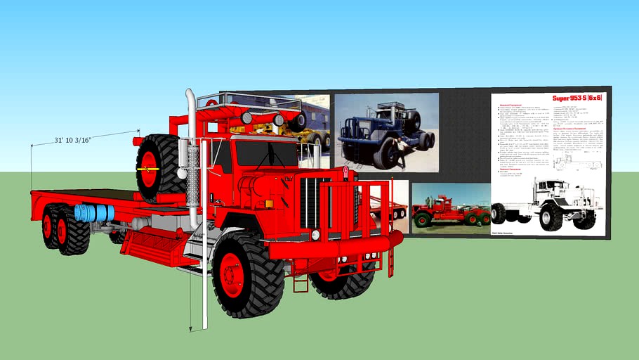 Kenworth 953-S Oil Field Truck Version 2