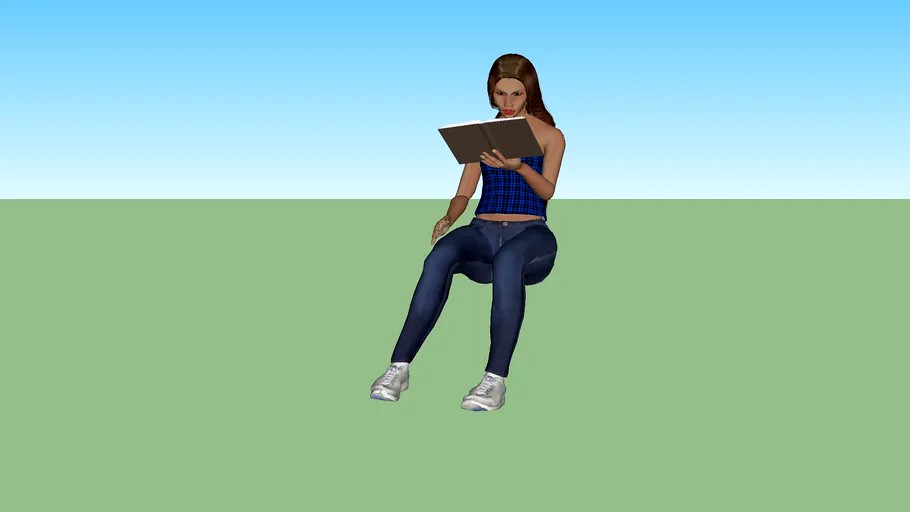 3d Woman Makehuman Blender Fictional Model