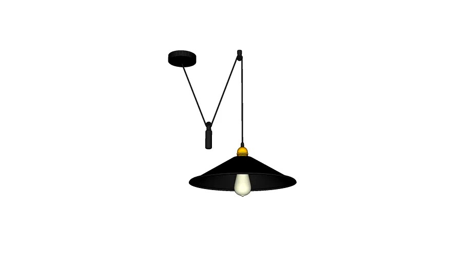 HARLEM PULLEY HANGING LAMP - LUXCAMBRA