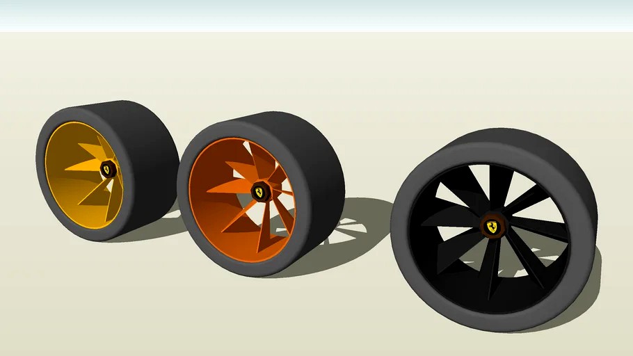 Ferrari Wheels concept 3d model