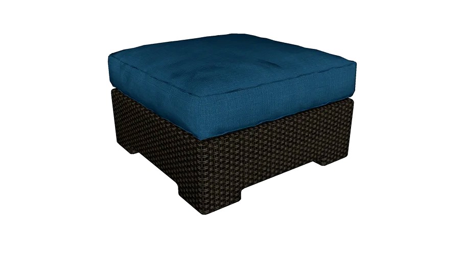 Wicker Outdoor Ottoman Patio Furniture