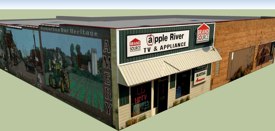 Apple River TV and Amery Free Press Building