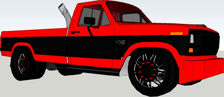 F350 OLD SCHOOL LOW RIDIN