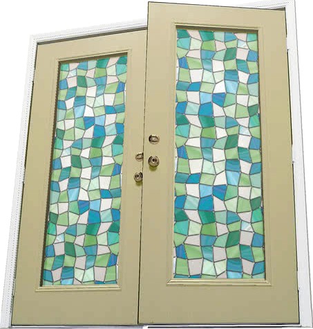 Double Stained Glass Doors