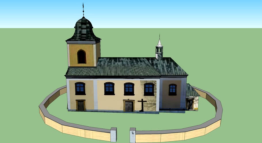 KOSTEL NEJSVĚTĚJŠÍ TROJICE, KAMENIČKY