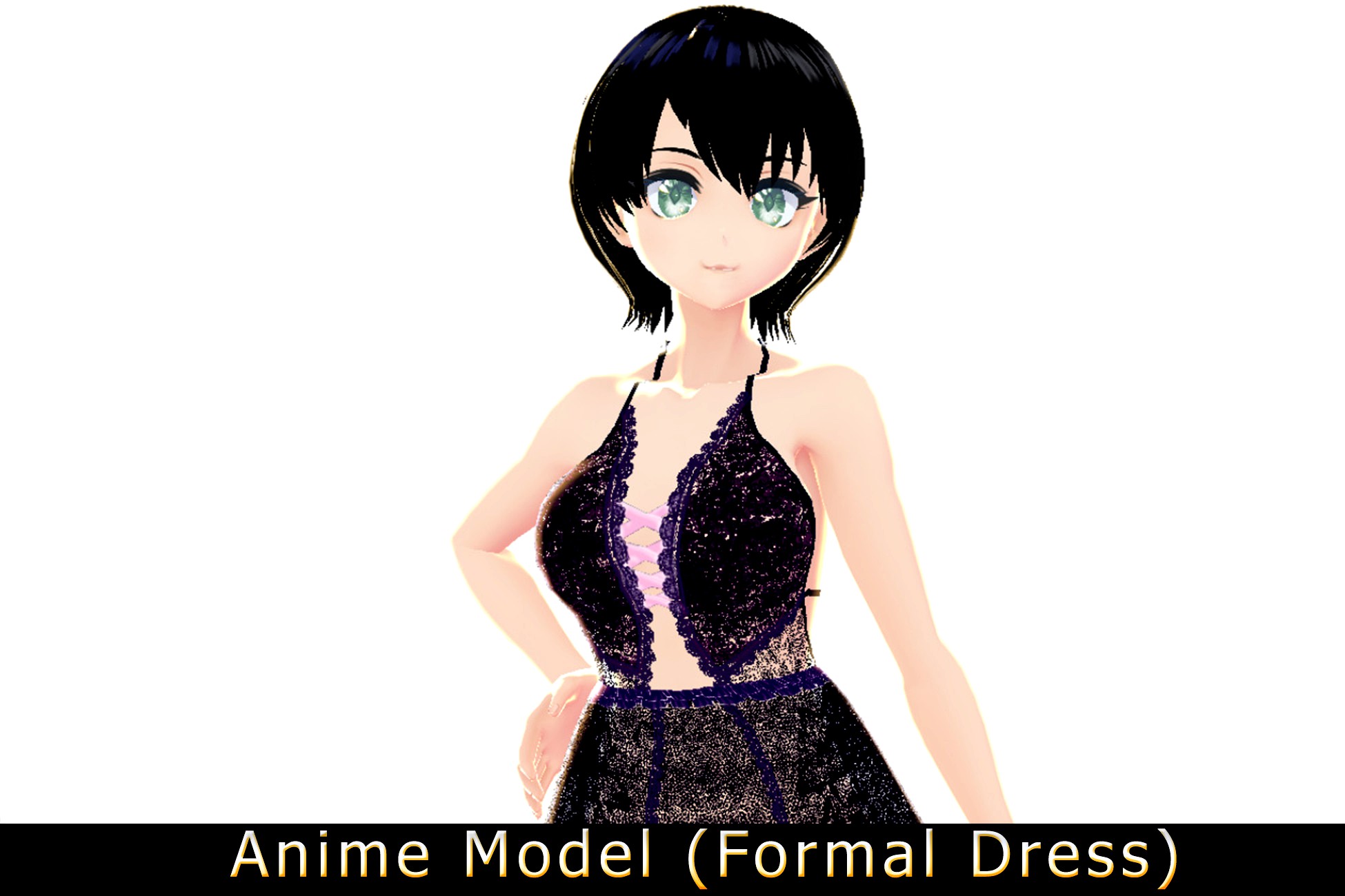 mirai nikki - yuno gasai - squid game - vrm model 3D Model in Woman 3DExport