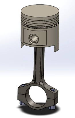 Piston Head - Connecting Rod Mechanism / Piston Başı - Biyel Mekanizması