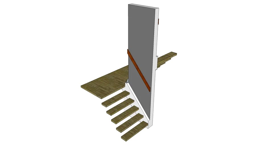 escalier 3d model