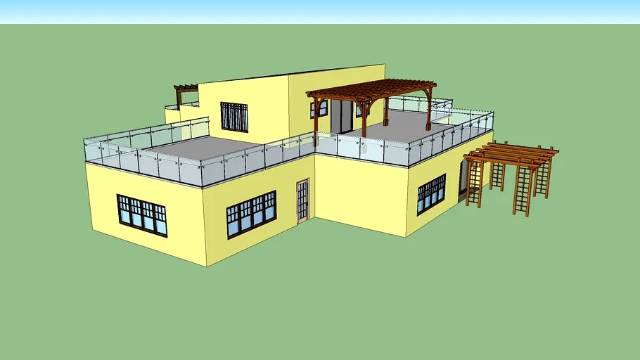 Simple Adobe house